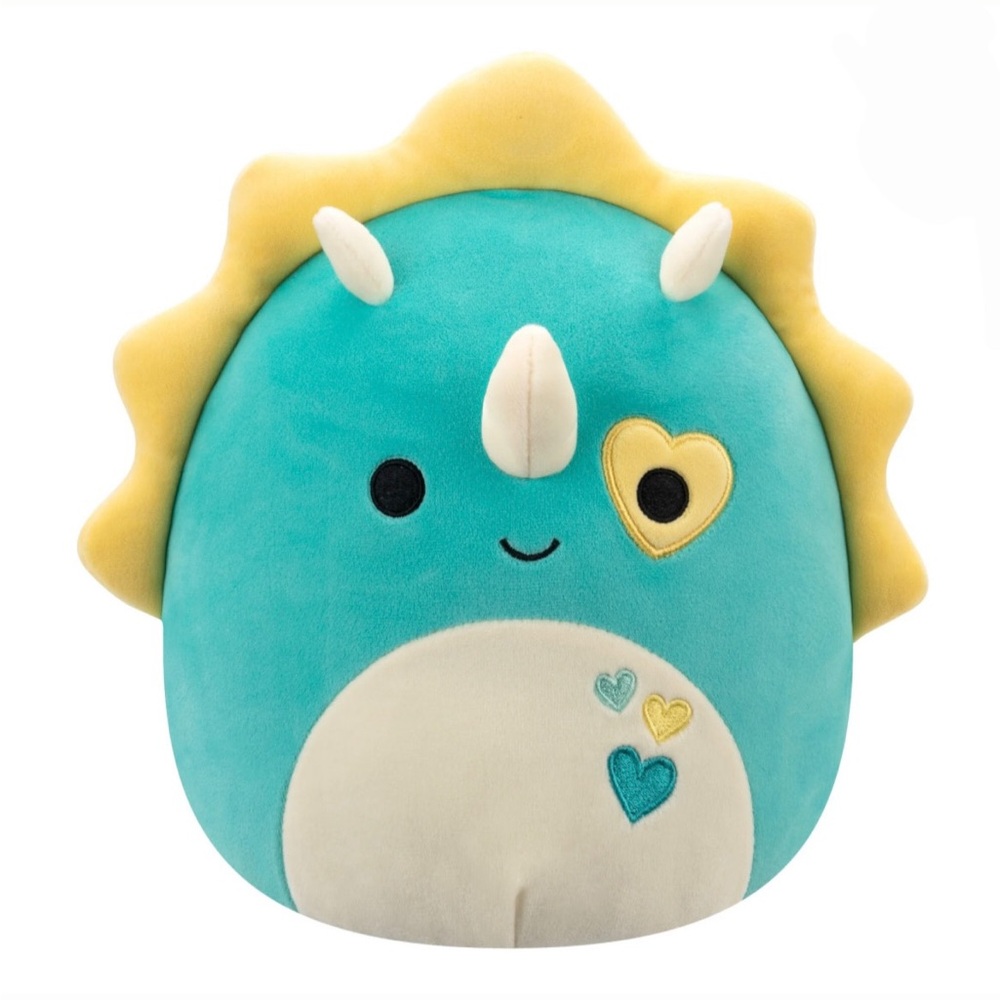 Squishmallow Original 8” Braedon the Triceratops- ultra soft plush toy